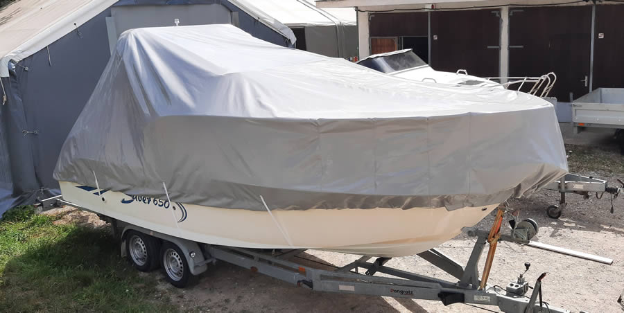 Bootsplane für Saver 650, maßgefertigte Persenning