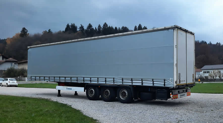 Sattelauflieger Plane, Schiebeplane für LKW
