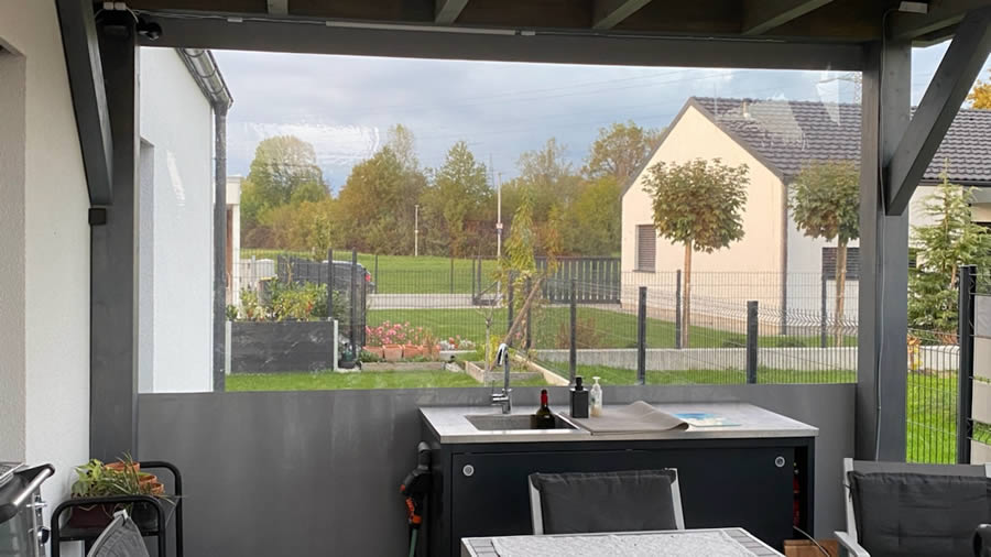 Outdoor Küchenvorhang