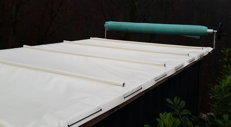 container pool tarpaulin cover 