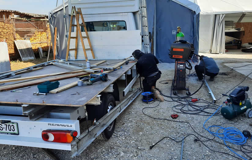 predelava, sprememba, servis in dodelava nadgradnje tovornega vozila