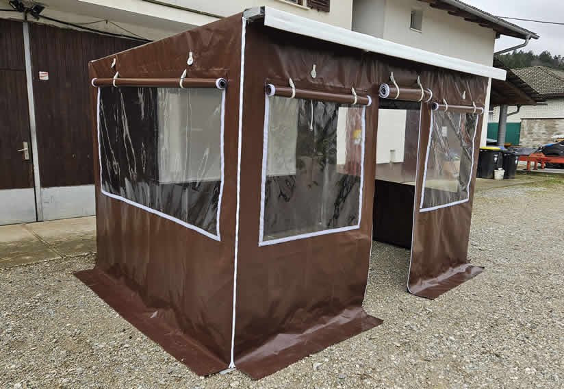 kamp kuhinja, kuhinja za kampiranje, kamp kuhinja šotor, vrtna kuhinja, letna kuhinja 