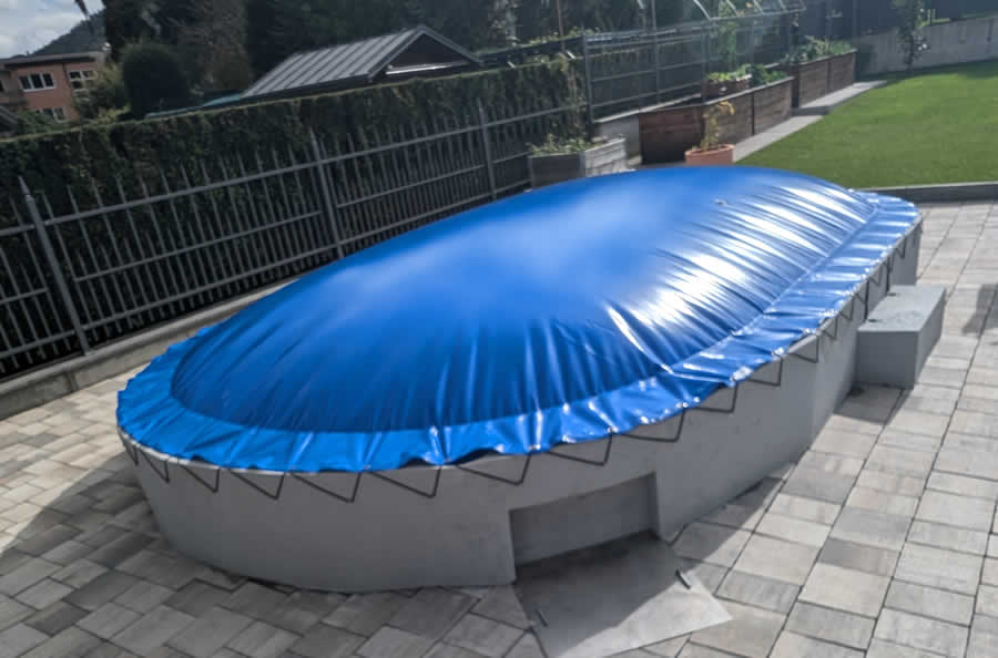 napihlljiva ponjava, napihljivo pokrivalo za bazen