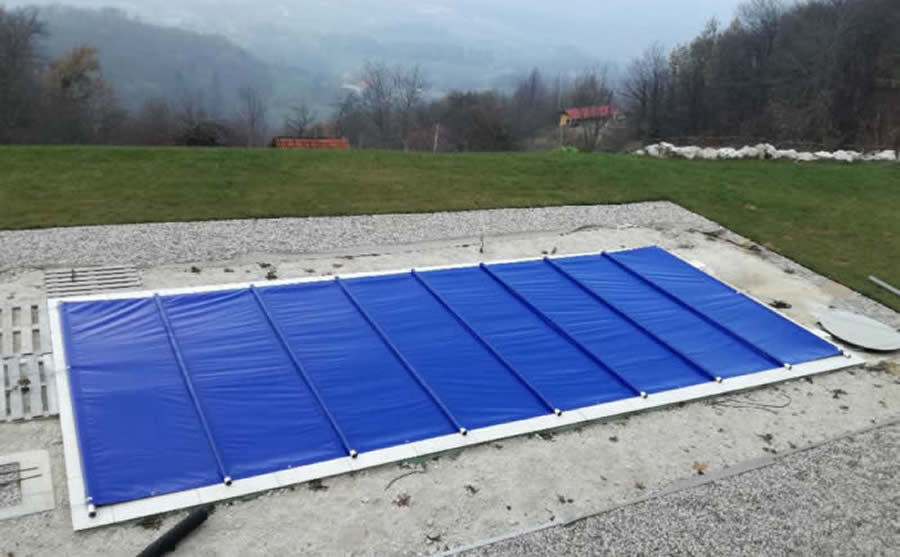 ponjave za prekrivanje bazenov, bazenske ponjave z žepi za nosilce