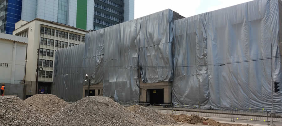 prekrivna ponjava za gradbeništvo 